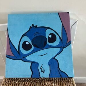 Stitch Character Disney Canvas Art Frame